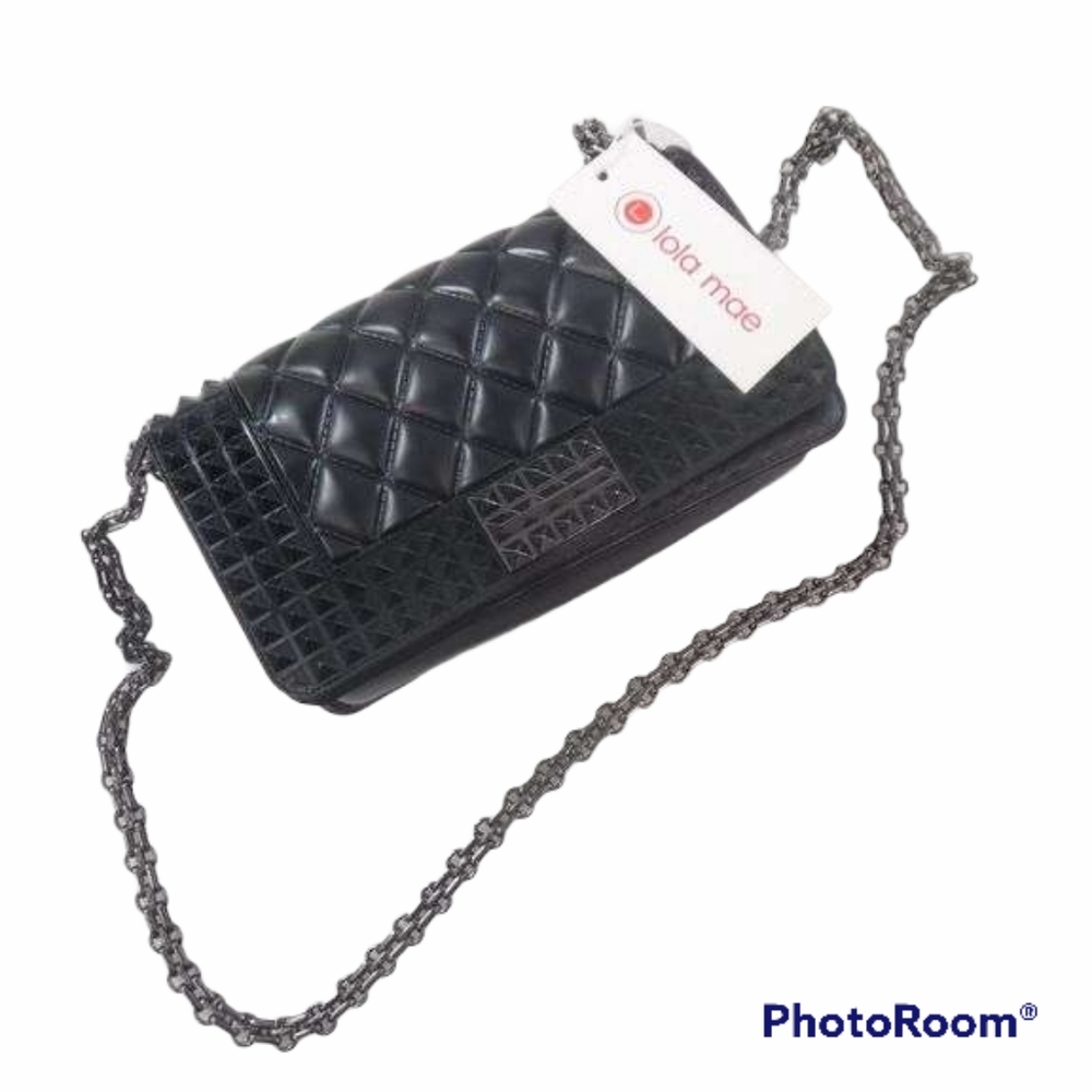 NWT Lola Mae Chain Strap Quilted Shoulder Bag Purse